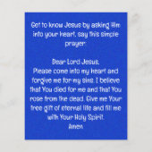 Gospel Tract Flyer (Hinten)