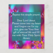 Gospel Tract Flyer (Hinten)