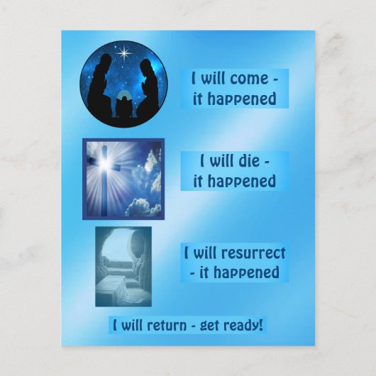Gospel Tract Flyer (Hinten)