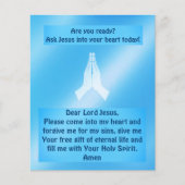 Gospel Tract Flyer (Vorne)