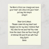 Gospel Tract Flyer (Hinten)