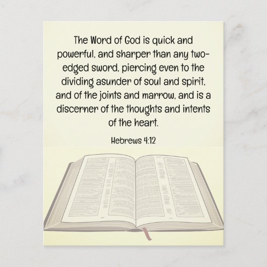 Gospel Tract Flyer (Vorne)