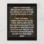 Gospel Tract Flyer (Hinten)