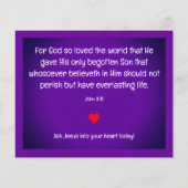 Gospel Tract Flyer (Hinten)