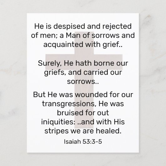 Gospel Tract Flyer (Vorne)