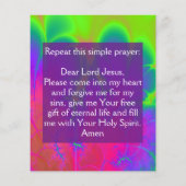 Gospel Tract Flyer (Hinten)