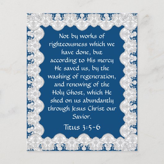 Gospel Tract Flyer (Vorne)