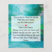 Gospel Tract Flyer (Hinten)