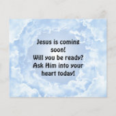 Gospel Tract Flyer (Hinten)