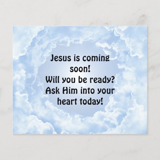 Gospel Tract Flyer (Hinten)