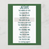 Gospel Tract Flyer (Hinten)