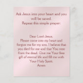 Gospel Tract Flyer (Hinten)