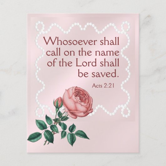 Gospel Tract Flyer (Vorne)