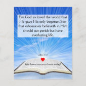 Gospel Tract Flyer (Hinten)