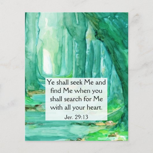 Gospel Tract Flyer (Vorne)