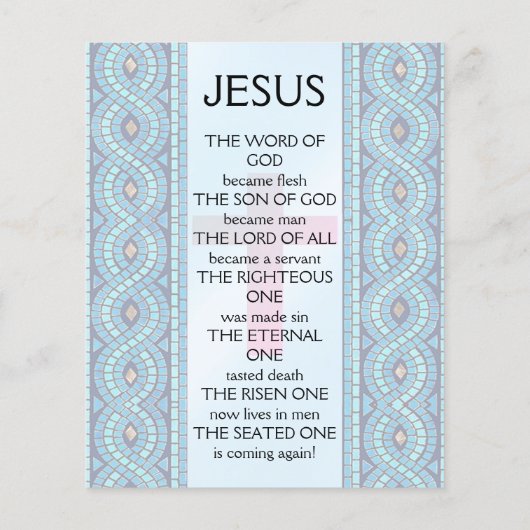 Gospel Tract Flyer (Hinten)