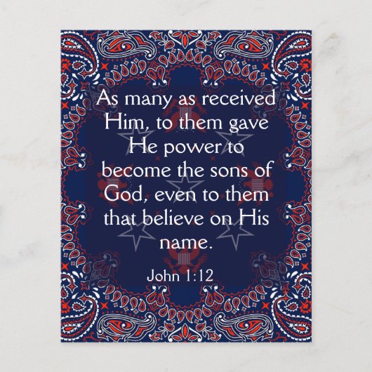 Gospel Tract Flyer (Vorne)