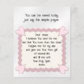 Gospel Tract Flyer (Hinten)