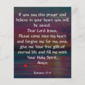 Gospel Tract Flyer (Hinten)