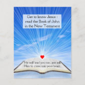 Gospel Tract Flyer (Hinten)