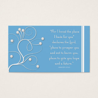 Gospel Tract Plan of Salvation Blue Swirl