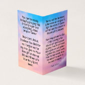 Gospel Tract  Visitenkarten (Vorderseite)