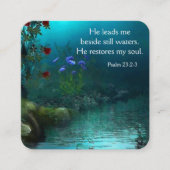 Gospel-Traktkarte Quadratische Visitenkarte (Vorderseite)