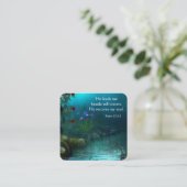 Gospel-Traktkarte Quadratische Visitenkarte (Stehend Vorderseite)