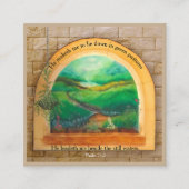 Gospel-Traktkarte Quadratische Visitenkarte (Vorderseite)