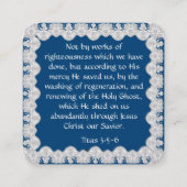 Gospel-Traktkarte Quadratische Visitenkarte (Vorderseite)