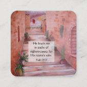 Gospel-Traktkarte Quadratische Visitenkarte (Vorderseite)