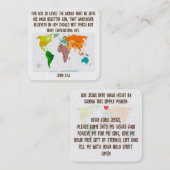 Gospel-Traktkarte Quadratische Visitenkarte (Vorne/Hinten)