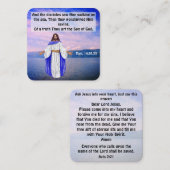 Gospel-Traktkarte Quadratische Visitenkarte (Vorne/Hinten)