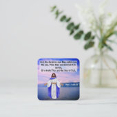 Gospel-Traktkarte Quadratische Visitenkarte (Stehend Vorderseite)