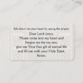 Gospel-Traktkarte Visitenkarte (Rückseite)