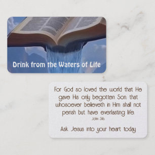 Gospel-Traktkarte Visitenkarte
