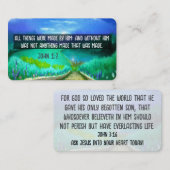 Gospel-Traktkarte Visitenkarte (Vorne/Hinten)