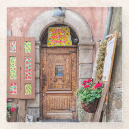 Gospoda Kwiaty Polskie - Warsaw Door Glasuntersetzer