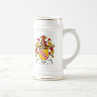 Goss Familienwappen Bierglas