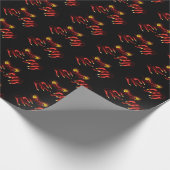 Gossamer erreicht aus den Schatten Geschenkpapier (Ecke)