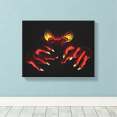 Gossamer erreicht aus den Schatten Leinwanddruck (Insitu (Holzboden))