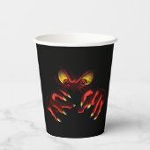 Gossamer erreicht aus den Schatten Pappbecher (Rückseite)