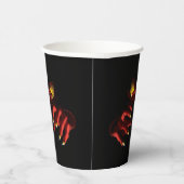 Gossamer erreicht aus den Schatten Pappbecher (Rechts)