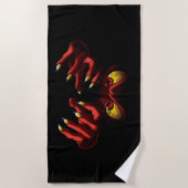 Gossamer erreicht aus den Schatten Strandtuch (Vorderseite)