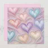 Gossamer Hearts Feiertagskarte (Vorne/Hinten)