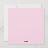 Gossamer Hearts Feiertagskarte (Rückseite)