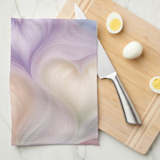 Gossamer Hearts Geschirrtuch (Viertel Falte)