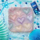 Gossamer Hearts Pappteller (Party)