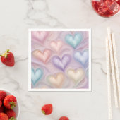 Gossamer Hearts Serviette (Beispiel)