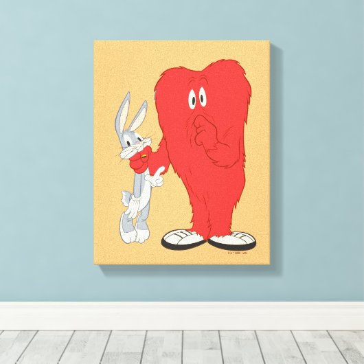 Gossamer Holding BUGS BUNNY™ Leinwanddruck (Insitu (Holzboden))